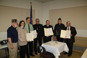 American Legion Post #1009 in Yorktown held its annual Four Chaplain Remembrance Ceremony on Sunday, Feb. 5. 