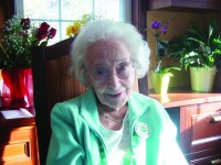 Mae Collins turns 107 years old on St. Patrick's Day.