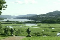 The sweeping view of the Hudson River from behind the Boscobel House. DONNA BLANEY PHOTO