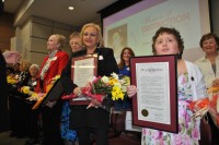 Antoinette De Bellis (left) and Erin Bentivegna (right) were among the honorees. 
