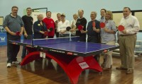 A dozen elected officials participated in the first Examiner Media Table Tennis Cup.