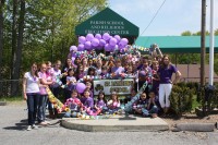 Students from St. Patrick's School participated in the 2011 Paint the Town Purple Event in Yorktown.