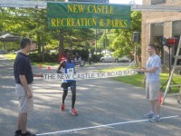 Matthew Kiplagat won Sunday's 25th running of the New Castle 10K, cruising to the wire more than two minutes ahead of runner-up Henry Koster.