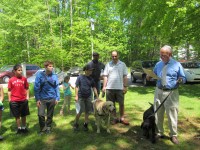 Rabbi Fred Schwalb and members of the Hebrew Congregation of Somers -- along with their furry friends -- took part in the third annual Bark Mitzvah, a special prayer ceremony honoring pets. 