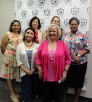 pchp3 | The Examiner News Parent-Child Home Program staff (back row) Fabiolo Sotelo, Amy Ross, Marcia Feliz, and Ingrid Bentil and (front row) Rivka Gorin and Patrice Cuddy celebrated the program’s 40th anniversary.