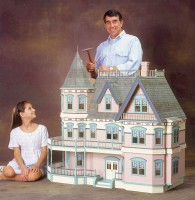 Hiresdollhouse Children often grow up to live in similar style houses and households that they grow up in. Their experiences also seem to extend to play time.