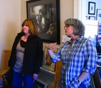 Nadine Gordon- Taylor, painter. photograph by Joseph Squillante | The Examiner News Nadine-Gordon-Taylor-shows-her-work-in-studio-visit-photograph-by-Joseph-Squillante-