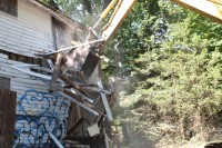 After more than 25 years of being vacant, the Holland Sporting Club buildings are being demolished by the Town of Yorktown. What will become of the property is still up for discussion by the town board.