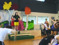 Seuss2 The cast of “Seussical” rehearse for its upcoming performamces at the Yorktown Stage July 21-22 and 28-29.
