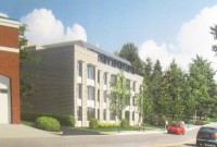 sketch A rendering of Mountco Construction and Developments' proposed senior housing project for New Castle.