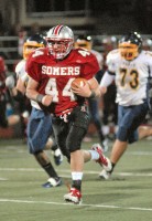 10-16 Tusker FB Joe Lombardo snaps off long TD trot in 41-14 win over Panas. | The Examiner News