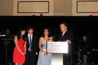 Dr. Lyda Rojas Carroll with her husband Frank Carroll and their children Anita and Ryan.