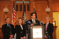 Sen. Ball and Assemblyman Katz said at a press conference that they would support a gun owner's rights.