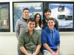 Byram Hills High School's five Intel Science Talent Search semifinalists.