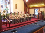 281 Eagle Scout pic 1 | The Examiner News The six new Eagle Scouts of Hawthorne's Troop 1 were honored on Sunday.