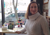 Jennifer Appel at the Buttercup Bake Shop on Martine Avenue in White Plains.