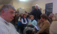 Fifty people attend the Village of Cold Spring’s public hearing regarding the vacant Butterfield site on Route 9D.