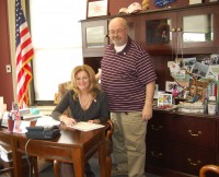 Punam County Exec. MaryEllen Odell and Dir. of Veterans Affairs Karl Rohde