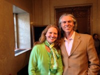 Earthweek Inset | The Examiner News Jill Iannetta, Director of Special Projects for the Mayor’s Office with Soles4Souls CEO Buddy Teaster.