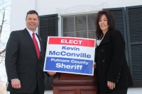 Former MTA Police Chief Kevin McConville with his wife Janice.