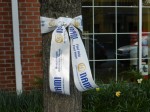 Hundreds of ribbons are being tied to trees and lampposts throughout the county to bring greater awareness to the issue of mental illness.