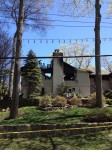 The Lake Shore Drive House in Pleasantville that was heavily damaged in a Thursday night fire.