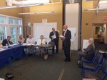 298 Mariani pic | The Examiner News Mariani Gardens representatives make their pitch for a zoning change to allow a beer and wine cafe at the Armonk nursery.