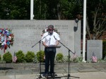 299 Memorial Day Story pic 2 | The Examiner News Bert Ruiz, commander of American Legion Post 77, talks about fallen Pleasantville serviceman Jonathan Flores.