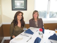 WaterStone Grille bartender Debbie Cole, left, and restaurant co-owner Theresa Johnsen.