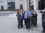 300 Racism Charged in Henry Shooting pic | The Examiner News Michael Sussman, at podium, attorney for the parents of Danroy Henry, with lawyer Bonita Zelman and members of Blacks in Law Enforcement of America.