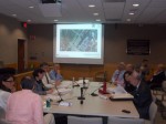 301 Chap Station Joint Meeting pic | The Examiner News The New Castle Planning Board and ARB discussed the visual impacts of the proposed affordable housing project last week.