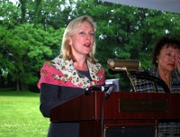 Sen. Kirsten Gillibrand visited Boscobel in Garrison last week to push for federal legislation that would open up funding opportunities in the Hudson River Valley.
