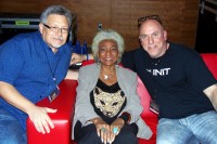 Mahopac resident Steve Frattarola (right) helped write the pilot of Star Trek Continues, a web series that picks up where the original show left off. In the picture he is joined by writing partner Jack Treviño and Nichelle Nichols, who played the original Lt. Uhura in the original Star Trek.