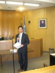305 Pace Plan Nears Approval pic | The Examiner News Landscape architect Andrew Tung addresses the Mount Pleasant Planning Board.
