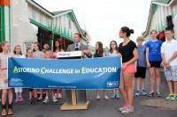 Winners of the ACE Challenge with County Executive Robert Astorino.