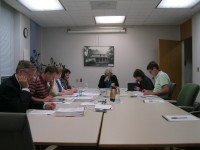 310 New Castle Town Board Pix | The Examiner News The New Castle Town Board at its Aug. 6 work session.
