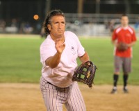 Pitching is the name of the game in recreation softball. MJL and Company pitcher Larry Toglia flips the ball as good as any in the league. Toglia pitched MJL to a 17-8, win over Zelem Pools in the First Round of the White Plains Softball Residential C Playoffs. Photo by Albert Coqueran