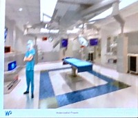 2.Artist’s rendering of the new operating rooms.