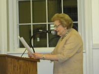 Somers League of Women Voters Vice President Carol Sturtz opposed the Somers Crossing Scope at the Oct. 10 town board meeting.