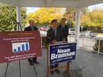 Noam Bramson unveils his idea to encourage more service sharing among local governments in Westchester.