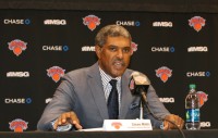 In a surprising move by the NY Knicks front office, Steve Mills returns to the organization as President and General Manager. Mills previously spent 10 seasons as an executive for the Knicks. Mills will replace former President and GM Glen Grunwald. Photo by Albert Coqueran