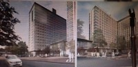 Planning | The Examiner News Screen shot of architectural renderings for proposed site plan at 55 Bank Street, White Plains.