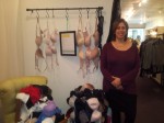 Cathy Deutsch, owner of Tiger Lily boutique in Mount Kisco, has participated in a drive where she collects used bras to help women in Africa who have been victims of human trafficking.