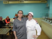 Amy Buchoff , left, is the owner of the new b.bakery! in Carmel. Also shown above is pastry chef and Carmel resident Amy Sposato.