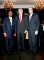 L. to r.: IDA Executive Director Jim Coleman, SCORE Westchester Chair Glenn Shell and Deputy County Executive Kevin Plunkett