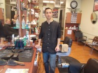 Pleasantville Barber Shop owner Gabriel Yakubov.