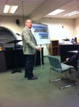 332 Benchmark Revisions pic | The Examiner News Benchmark Senior Living Director of Project Management Bill Cook giving the Pleasantville Village Board an update on the proposed assisted living project last week.