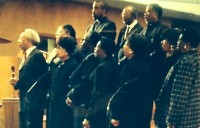 Mt. Hope A.M.E. Zion Church Inspirational Choir sings “I feel Like Going On” and “I Feel Like Praising Him” in traditional Gospel style.
