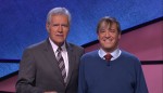 Leszek Pawlowicz, a Pleasantville High School graduate, with “Jeopardy!” host Alex Trebek. Pawlowicz has won close to 0,000  on the popular game show.