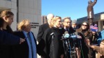 339 Kennedy Acquittal pic | The Examiner News Kerry Kennedy, outside the Westchester County courthouse with her lawyers, family and supporters following her acquittal Friday morning.